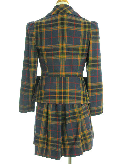 Vivienne Westwood 囲わ 変形デザイン セットアップ タータンチェック