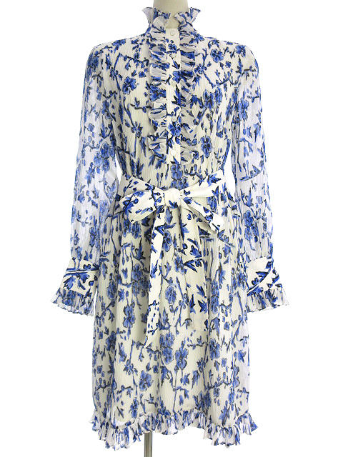 未使用品 トリーバーチ TORY BURCH DENEUVE DRESS ワンピース プリーツ 