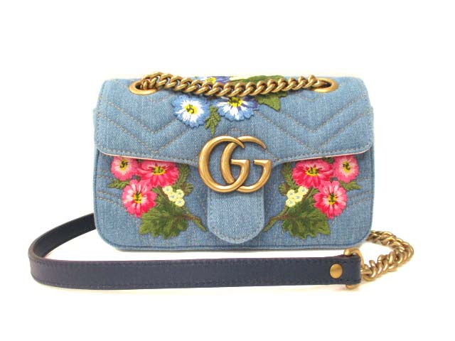 グッチ GUCCI GGマーモント 日本限定 チェーン ショルダーバッグ 鞄  