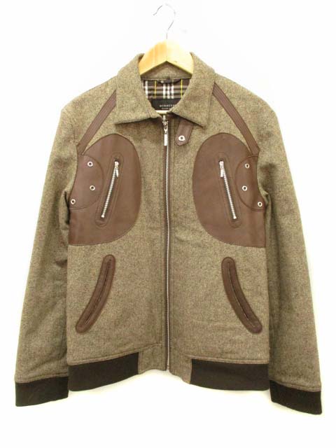 バーバリーブラックレーベル BURBERRY BLACK LABEL ツイードジャケット 