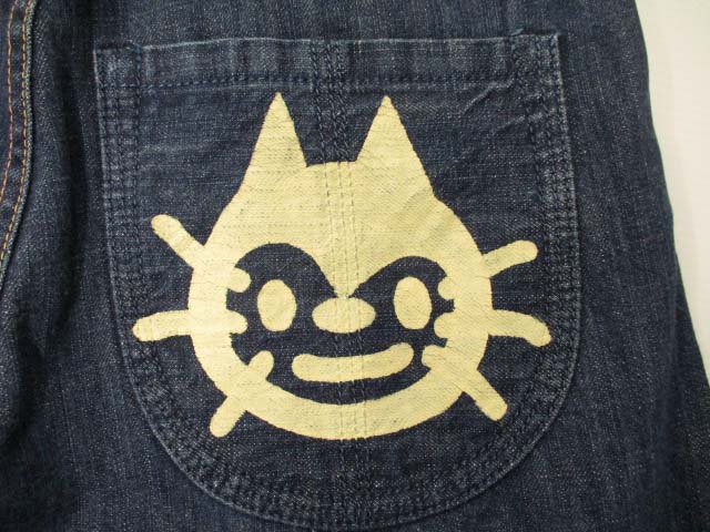エヴィス EVISU ヤマネ YAMANE デニムパンツ ジーンズ ペイント