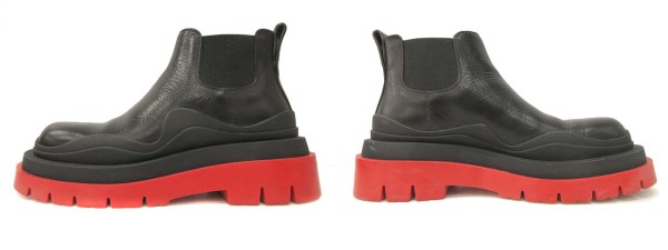 ボッテガヴェネタ BOTTEGA VENETA タイヤアンクルチェルシーブーツ 