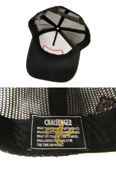 challenger メッシュ　キャップ　黒 CHALLENGER / CHALLENGER PATCH CAP -Black-