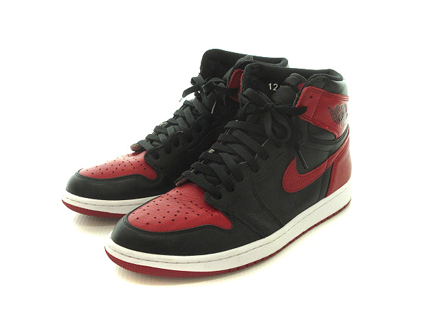 ナイキ NIKE エア ジョーダン1 AIR JORDAN 1 ハイ ブレッド OG 2016年 