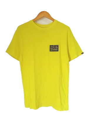 バンズ VANS Tシャツ 半袖 ワッペン イエロー S メンズ 051
