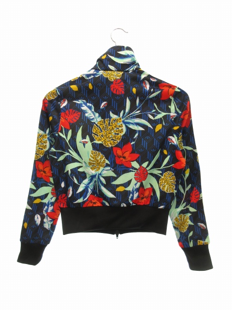 アディダス adidas フローラルプリントトラックジャケット ジャージ 