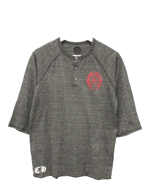 クロムハーツ CHROME HEARTS ヘンリーネック 七分袖 カットソー T 