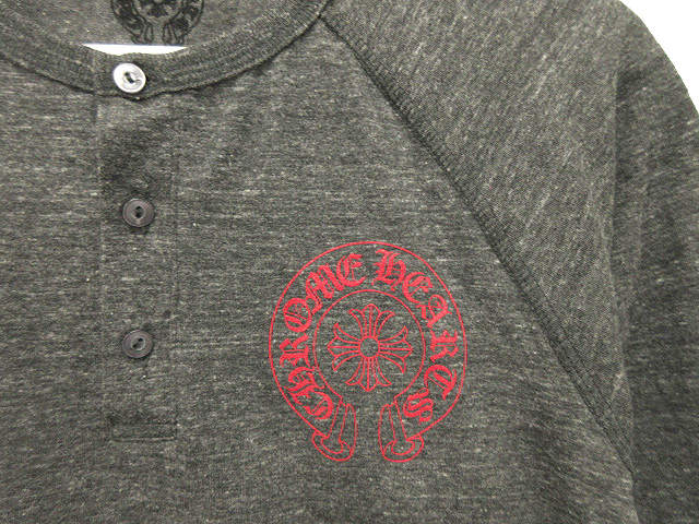 クロムハーツ CHROME HEARTS ヘンリーネック 七分袖 カットソー T 