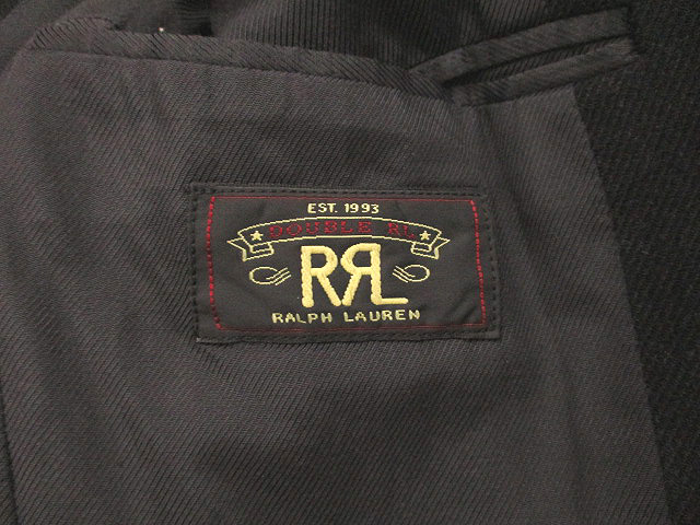 ダブルアールエル RRL セットアップ スーツ パイピング シンチバック  