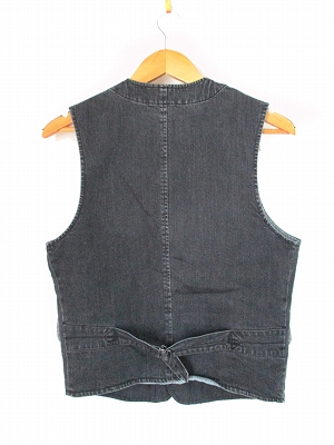 ダブルアールエル RRL ワークベスト デニム シンチバック ラルフ