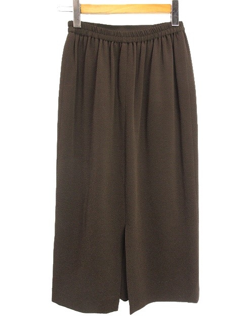 シセンドウ 詩仙堂 HITOSHI TAMURA ちりめん スカート 無地 ロング  