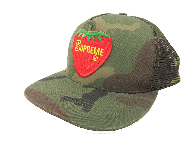 シュプリーム SUPREME Strawberry Mesh Back 5-Panel メッシュキャップ 