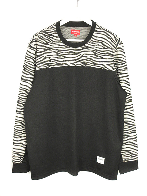 シュプリーム　ゼブラ　ロンT シュプリームゼブラロンT