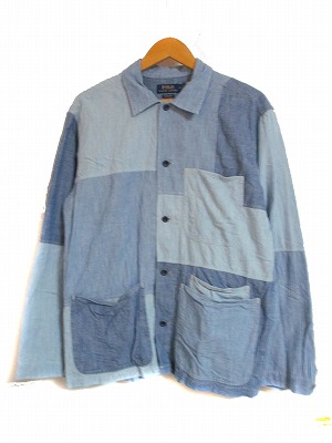 ポロ ラルフローレン POLO RALPH LAUREN カバーオール パッチワーク 