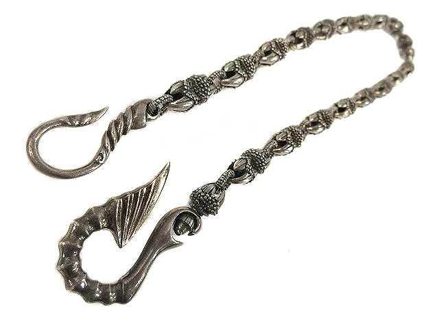 ドラゴンクロウ モチーフ ウォレットチェーン SILVER925 龍 竜
