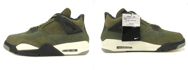 未使用品 ナイキ NIKE AIR JORDAN 4 RETRO SE Craft OLIVE FB9927-200 