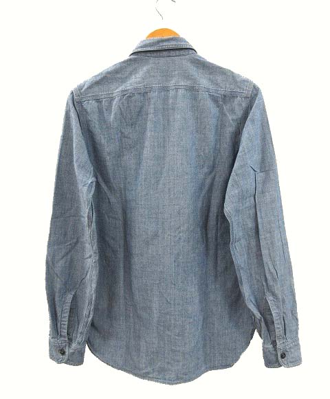 ダブルアールエル RRL シャンブレーシャツ ワークシャツ インディゴ 