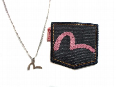 エヴィス EVISU ネックレス カモメトップ アクセサリー メンズ 