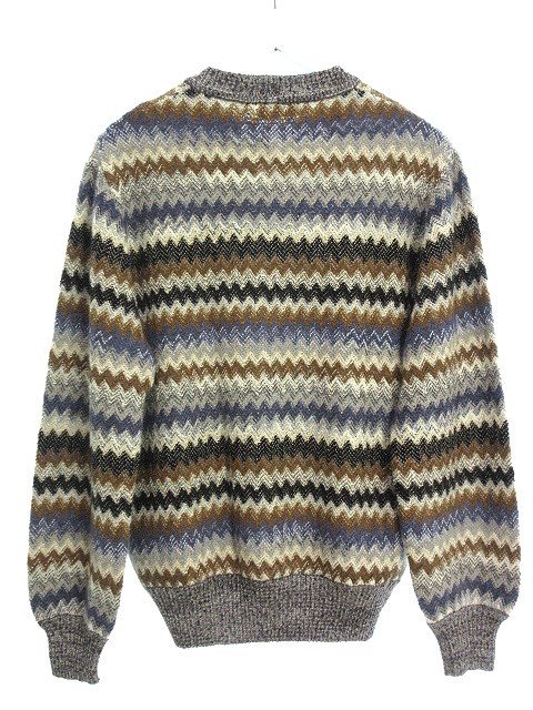 ミッソーニ MISSONI ニット プルオーバー トップス 46 グレー系 マルチ 
