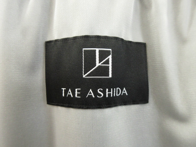 タエ アシダ TAE ASHIDA スカート ウエストゴム 膝丈 グレー 灰色 11 