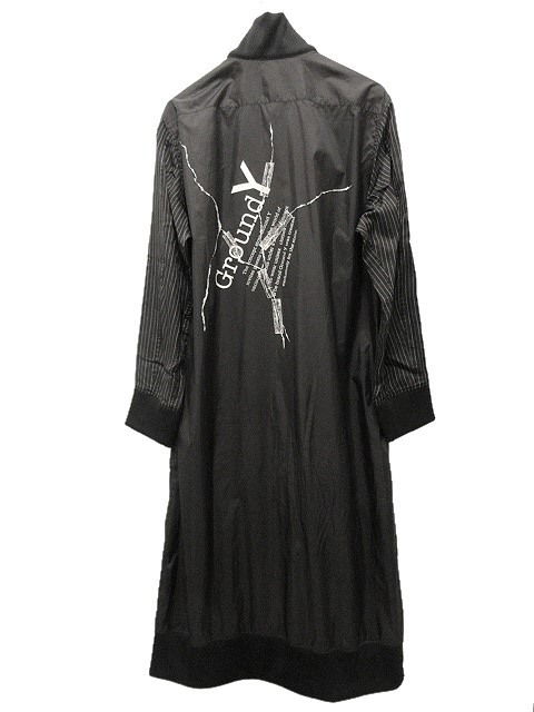 グラウンドワイ ヨウジヤマモト GroundY タフタ リブカラー