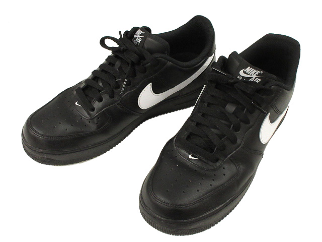 ナイキ NIKE エアフォースワン スニーカー 28.5cm ブラック 黒 AIR 