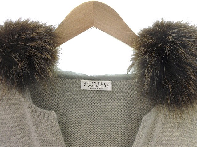 ブルネロクチネリ BRUNELLO CUCINELLI カシミヤ ニット カーディガン 