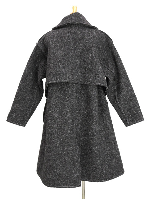 2022年秋冬イッセイミヤケ ロングコートジャケット ISSEY MIYAKE イッセイミヤケ ISSEY MIYAKE ウール ロング コート 2 WOOL