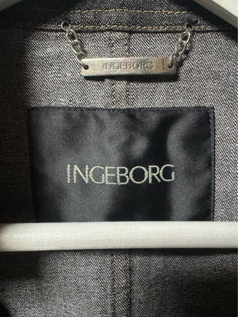 インゲボルグ INGEBORG デニムジャケット S ブラック アウター