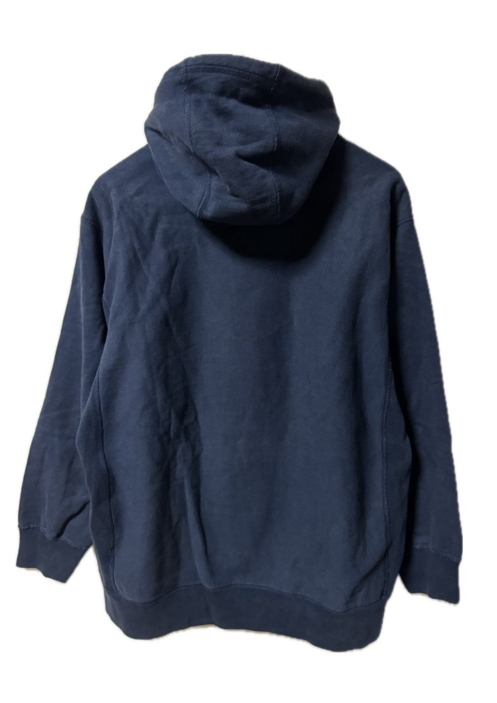 エフティーシー FTC ペイズリーロゴ刺繍 パーカー L ネイビー 長袖