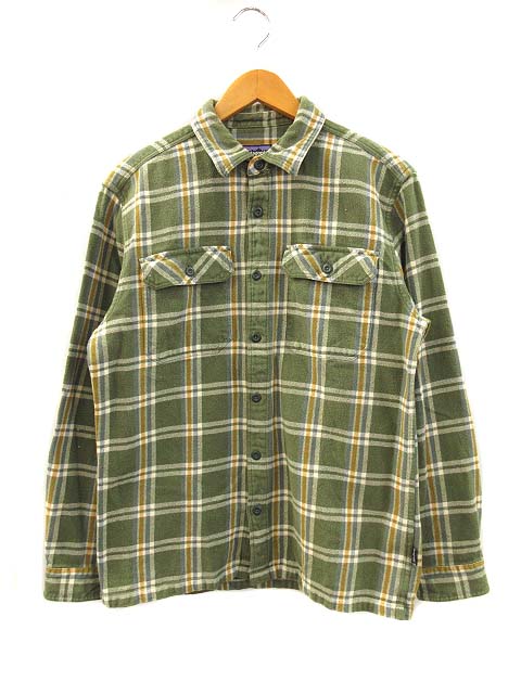 patagonia ネルシャツ/M Patagonia オーガニックコットン フィヨルド