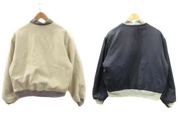 EVISU エヴィス リバーシブル ウールジャケット ナイロン エヴィス EVISU リバーシブルジャケット ブルゾン アウター ウール