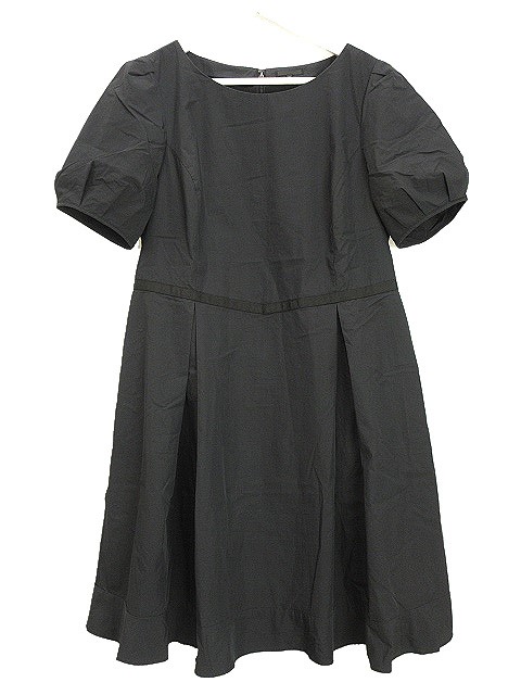トゥービーシック TO BE CHIC パフスリーブ タフタ ワンピース 44 