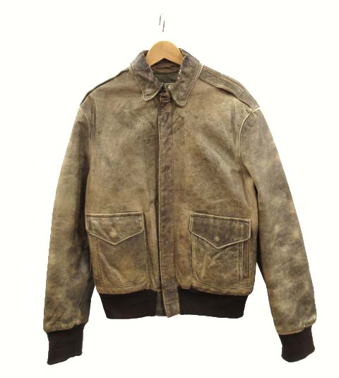 エルエルビーン L.L.BEAN 80s FLYING TIGER JACKET A-2タイプ レザー 