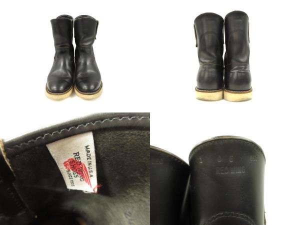 レッドウィングREDWING ペコスブーツ2000年縦羽タグ米国製8E レッドウィングREDWING ペコスブーツ2000年縦羽タグ米国製8E