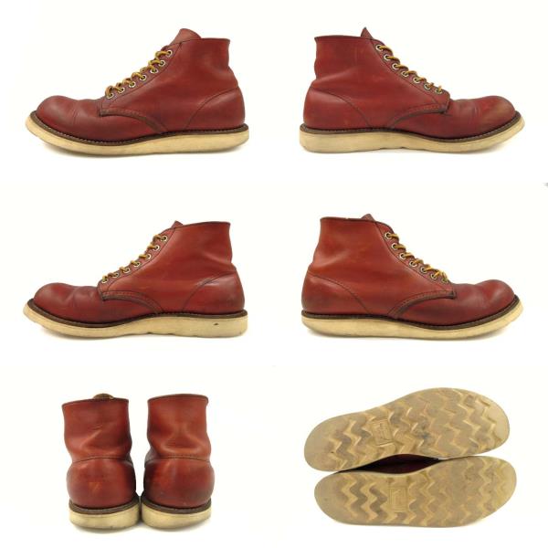 レッドウィング REDWING 90s 8166 半円犬タグ ワークブーツ アイ 