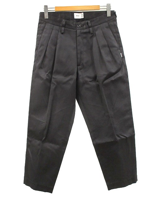 ダブルタップス WTAPS 21SS TUCK 02/TROUSERS/COTTON.TWILL 211TQDT 