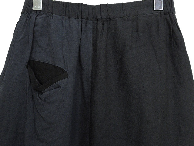 センソユニコ 芽風 サルエルパンツ ブラック ネイビー バルーン