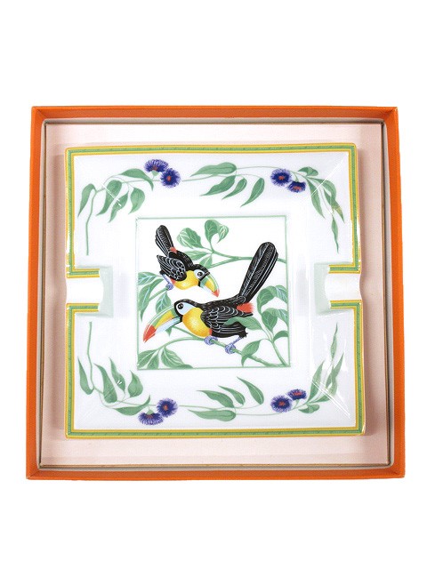 エルメス HERMES トゥカン アッシュトレイ 灰皿 鳥 小物入れ 