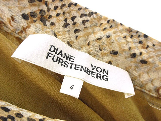 ダイアンフォンファステンバーグ DIANE von FURSTENBERG シルク ラップ  
