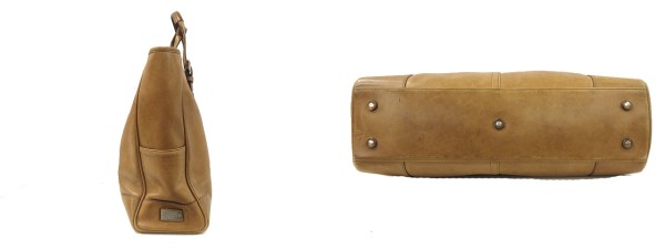 コーチ COACH レザー トートバッグ 6418 ブラウン 本革