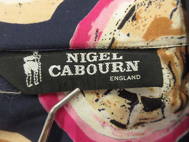 ナイジェルケーボン NIGEL CABOURN 90s アロハシャツ レーヨン ナイジェルケーボン NIGEL CABOURN 90s アロハシャツ レーヨン