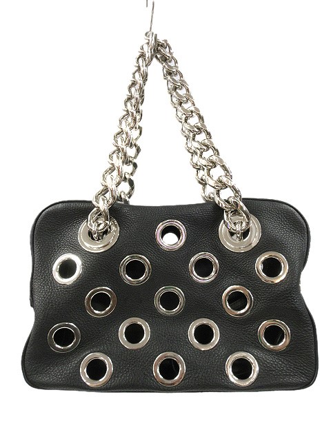 プラダ PRADA チェーン ショルダー バッグ 黒 ブラック