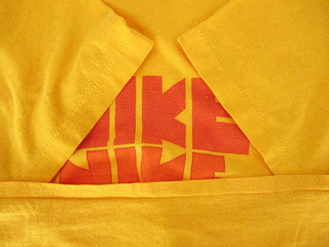ナイキ NIKE 70s ゴツナイキ 4段 Tシャツ USA製 オレンジタグ M メンズ 
