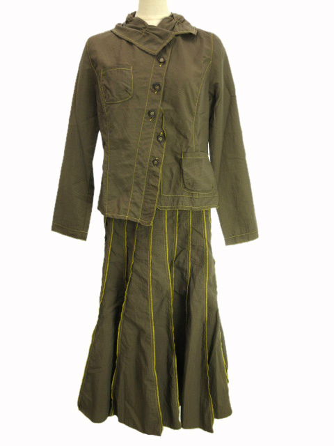 t.b ティービー センソユニコ セットアップ ジャケット フレアスカート  