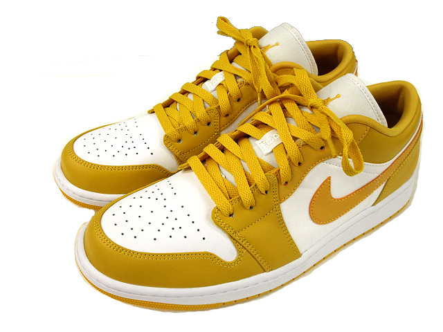 ナイキ NIKE AIR JORDAN 1 LOW WHITE/POLLEN 553558-171 エア 