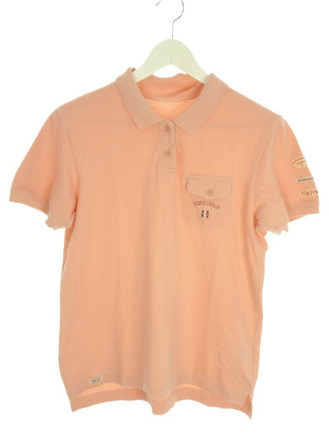 マドモアゼルノンノン 美品試着のみ刺繍入りポロシャツ マドモアゼル