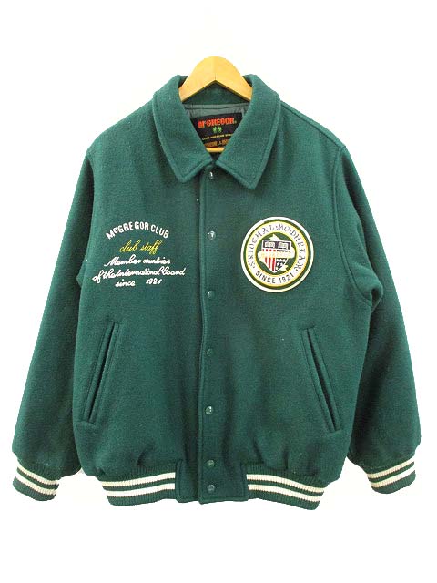 マックレガー マクレガー McGREGOR 90s ウールスタジャン ワッペン  