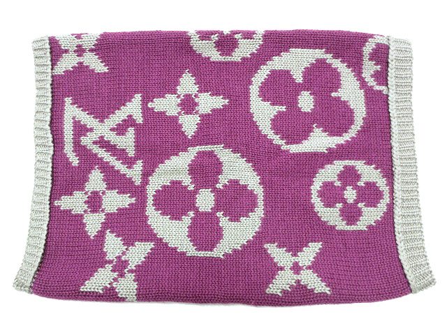 極美品 LOUIS VUITTON モノグラム スヌード グランフロア マフラー 極美品 LOUIS VUITTON モノグラム スヌード グランフロア