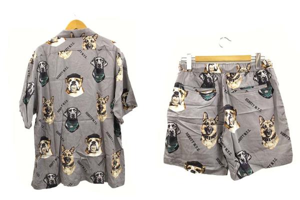 ショット SCHOTT ハワイアンシャツ アロハシャツ 上下セット ショット SCHOTT ハワイアンシャツ アロハシャツ 上下セット